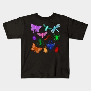 Zodiac bug collection Non Galaxy version Kids T-Shirt